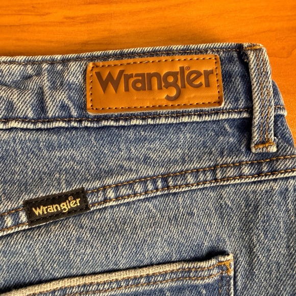 Wrangler Womens Blue Denim Mini Skirt Cutoff Frayed Hem Size 8 - Picture 9 of 9